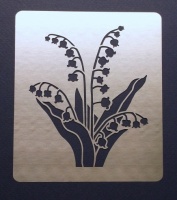 Lily of the Valley Stencil